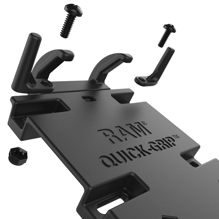 RAM Mounts Quick-Grip™ XL Mobilhållare Styrfäste U-Bult Kort Arm (B-kula)
