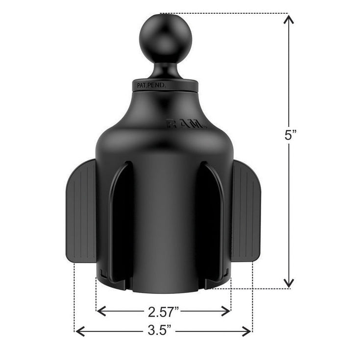 RAM Mounts Stubby™ Cup Holder-bas med kula (B-kula)