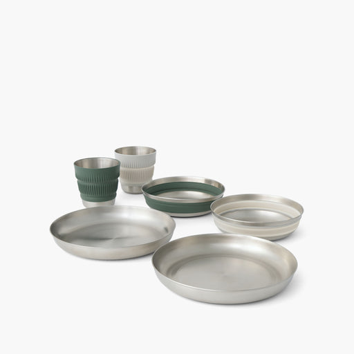 Sea to Summit Detour Stainless Steel Collapsible Dinnerware Set