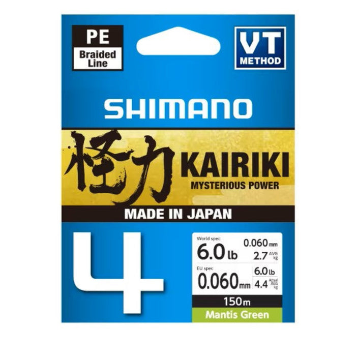 Shimano Kairiki 4 150m Mantis Green