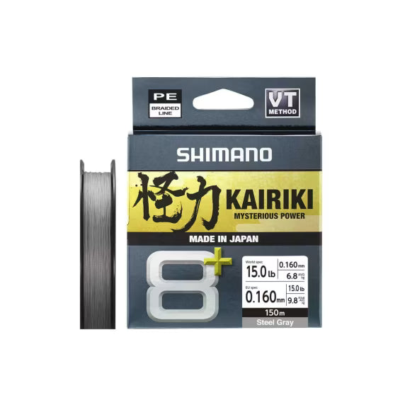 Shimano Flätlina Linor Kairiki 8+ 150m 0.16mm 9.8kg Grey