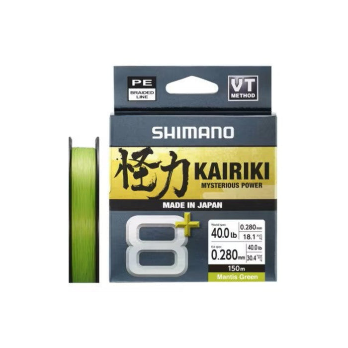 Shimano Flätlina Linor Kairiki 8+ 150m M.Green