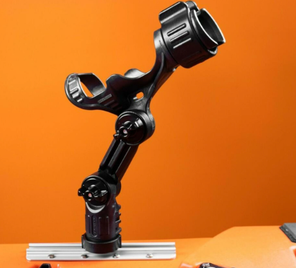 YakAttack Omega Pro Rod Holder with Track Mounted LockNLoad Mounting System