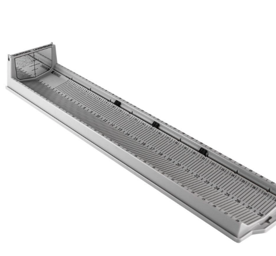 YackAttack LeaderBoard 71cm Mätbräda, Overcast Grey
