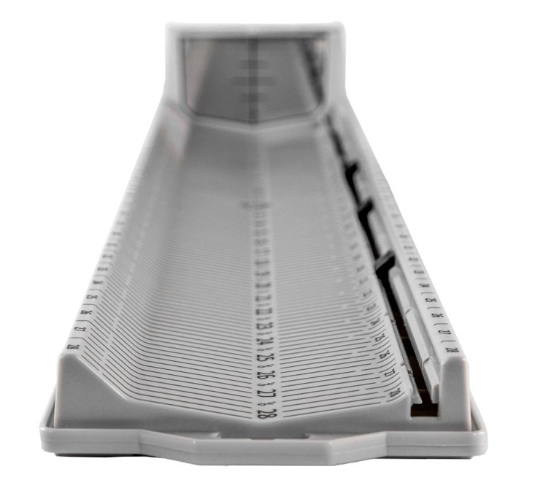 YackAttack LeaderBoard 71cm Mätbräda, Overcast Grey