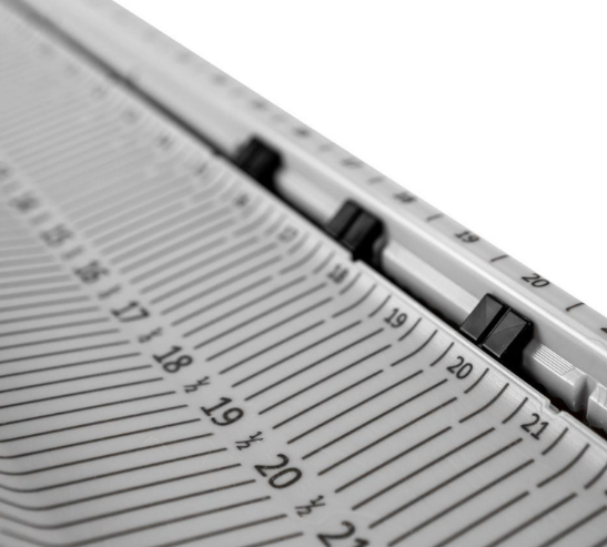 YackAttack LeaderBoard 71cm Mätbräda, Overcast Grey