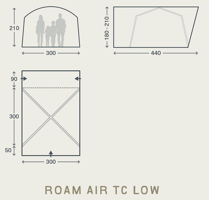 Kampa Roam Air TC Low