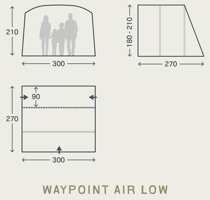 Kampa Waypoint Air Low
