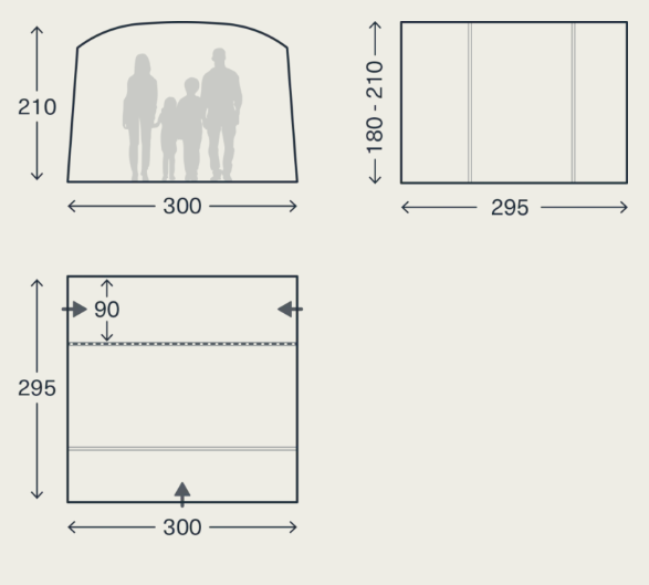Kampa Traverse Air Low