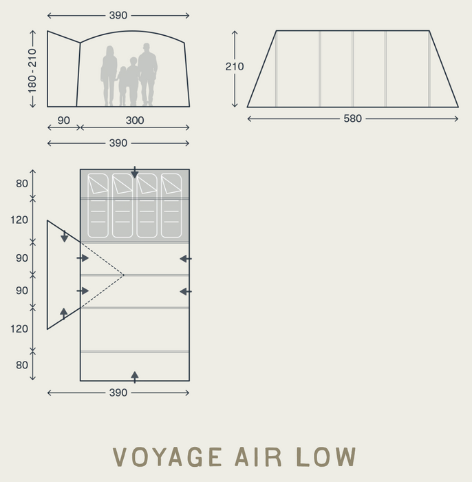 Kampa Voyage Air Low