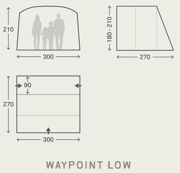Kampa Waypoint Low