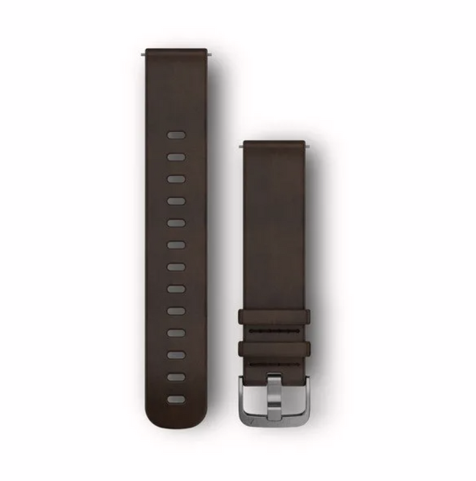 Garmin Armband med Snabbfäste 20mm Läder