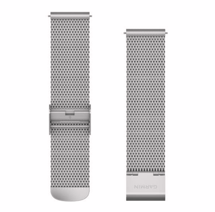 Garmin Armband med Snabbfäste 20mm Milanesisk Länk