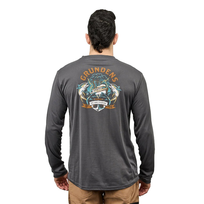 Grundéns Tuna Tattoo LS Tech Tee Anchor