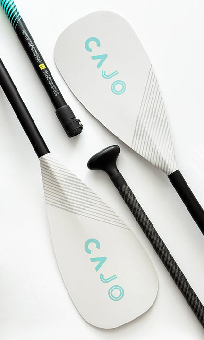 CAJO Treklite Fiberglass 4-Piece Kayak/SUP Paddle (230-250cm)