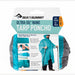 Sea to Summit 15D Ultrasilicone Poncho Tarp Blue, hoppackad