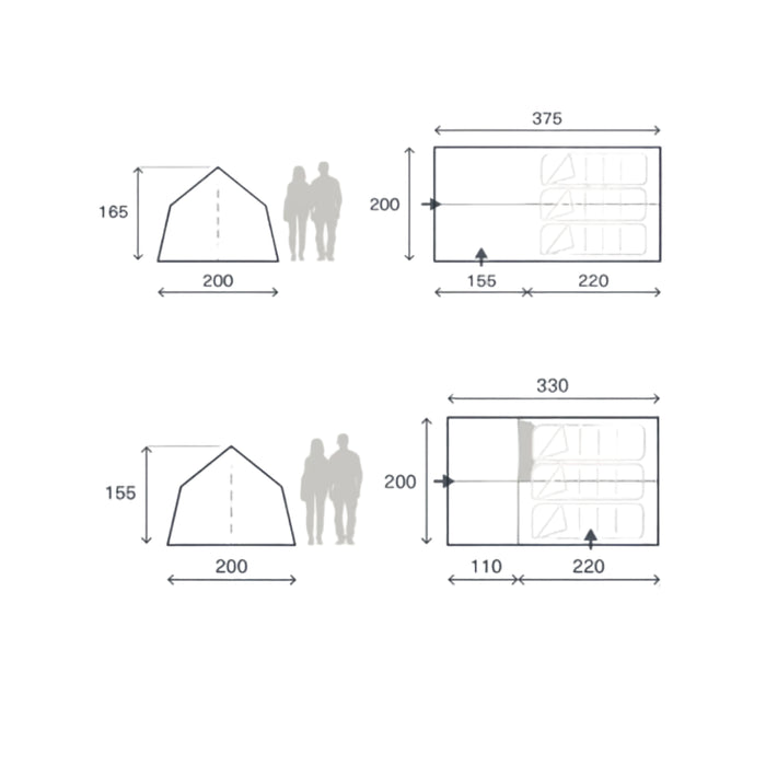 Kampa Moongazer Campingtält