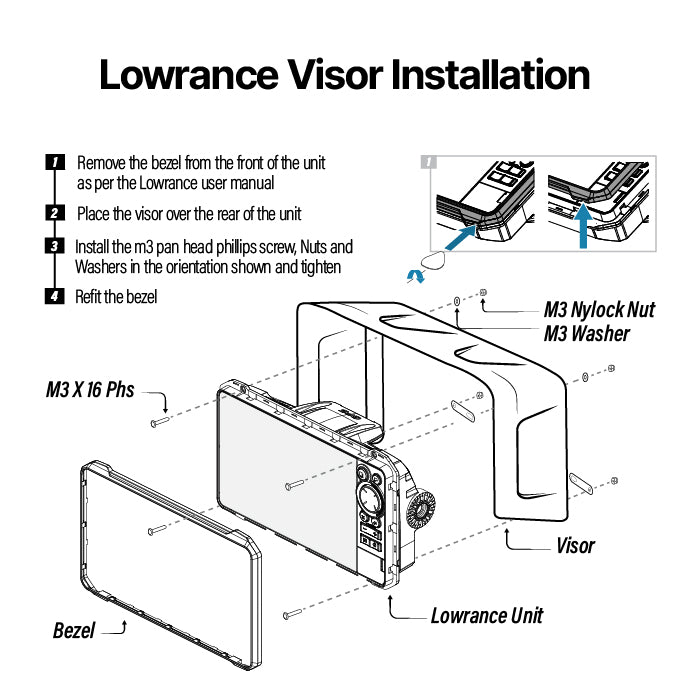 BerleyPro Lowrance Hook Reveal/Eagle Skärmskydd