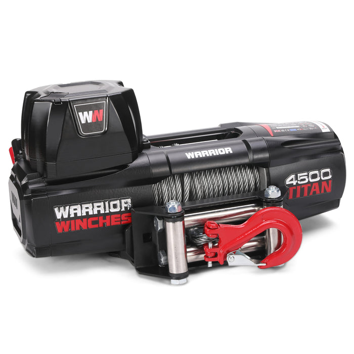 Warrior Winches Titan 4500lb Vinsch 12V - Stålvajer