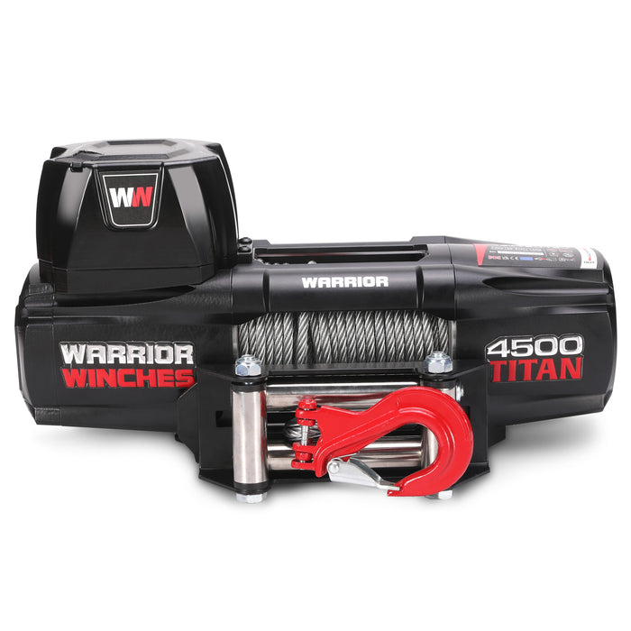 Warrior Winches Titan 4500lb Vinsch 24V - Stålvajer