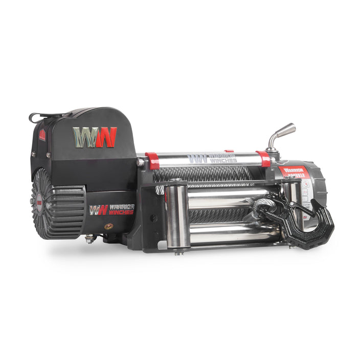 Warrior Winches Samurai 8000lb Premium Vinsch 12V - Stålvajer
