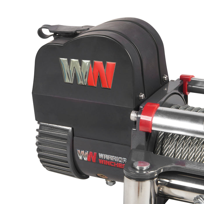 Warrior Winches Samurai 8000lb Premium Vinsch 12V - Stålvajer