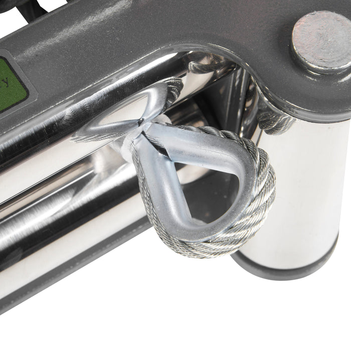 Warrior Winches Samurai 8000lb Premium Vinsch 12V - Stålvajer