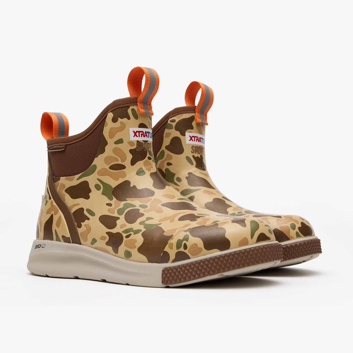 XTRATUF Men's Ankle Deck Boot Sport Duck Camo