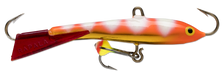 Rapala Jigging Rap WH 5 cm balansare för isfiske, färg Glow Zebra Fluorescent Red (GZFR)