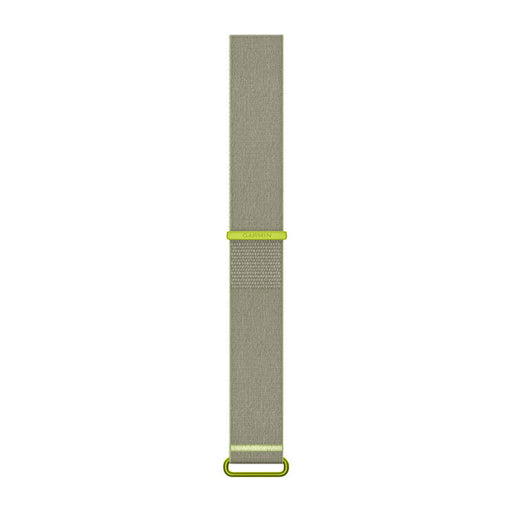 Garmin CIRQA armband i Citrongrå, storlek L–XL, sett framifrån