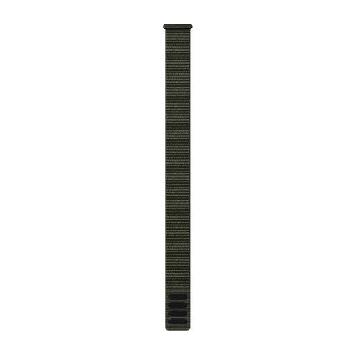 Garmin UltraFit nylonarmband 22 mm i Mossa, sedd framifrån