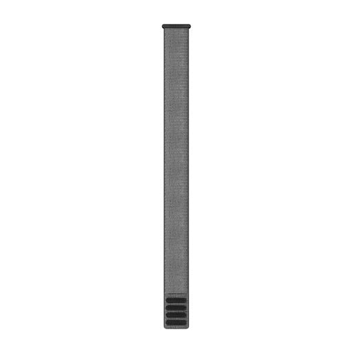 Garmin UltraFit nylonarmband 26 mm i Grå, sedd framifrån