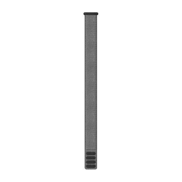 Garmin UltraFit nylonarmband 20 mm i Grå, sedd framifrån