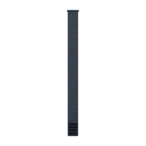 Garmin UltraFit nylonarmband 26 mm i Granitblå, sedd framifrån