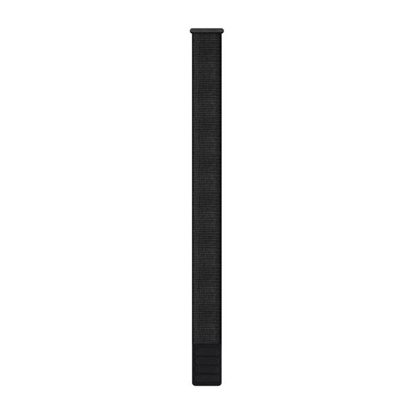 Garmin UltraFit nylonarmband 26 mm i Svart, sedd framifrån