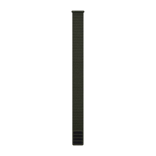 Garmin UltraFit nylonarmband 26 mm i Mossa, sedd framifrån