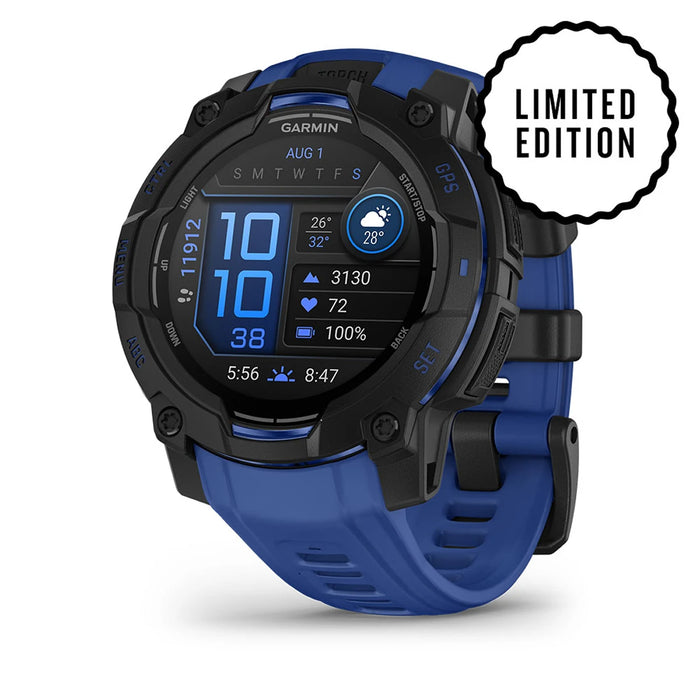 Garmin Instinct 3 45mm Amoled Black/Blue