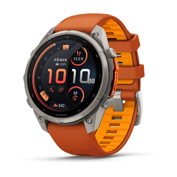 Garmin fēnix 9 Pro InReach - AMOLED 47 mm Sapphire Titanium