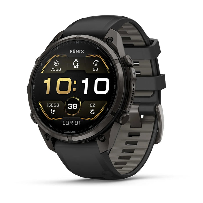 Garmin fēnix 9 Pro - AMOLED 47 mm Sapphire Carbon Gray DLC Titanium