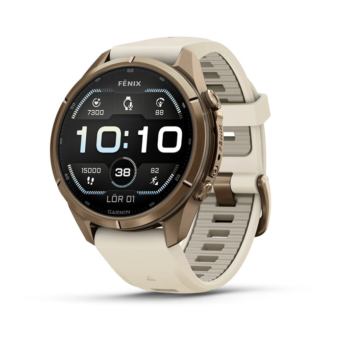 Garmin fēnix 9 Pro - AMOLED 43 mm Sapphire Autumn Gold Titanium