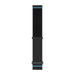 Garmin armband med snabbfäste 20 mm, Svart/Azurblått ComfortFit-tyg