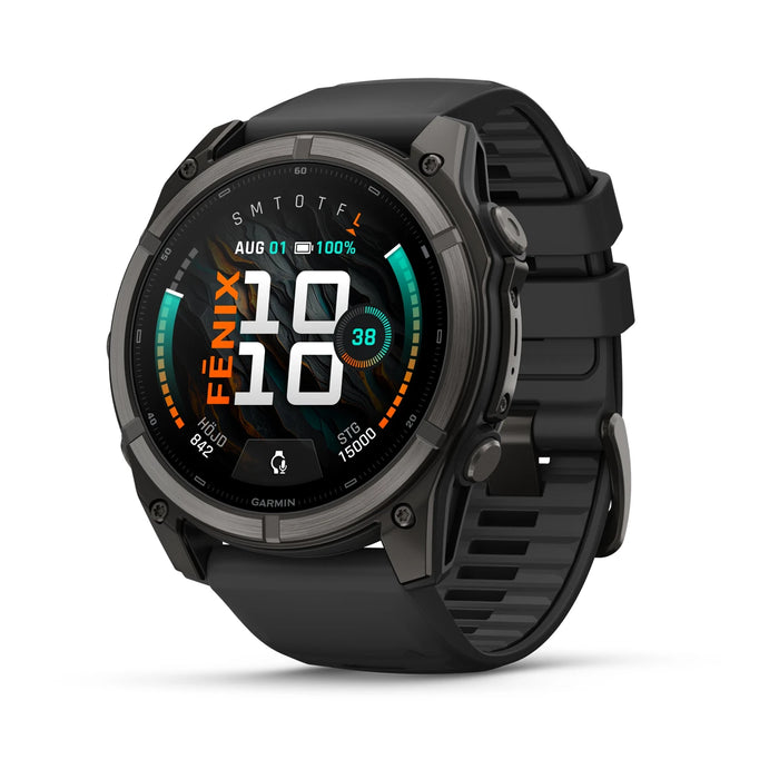 Garmin fēnix 9 - AMOLED 51 mm Sapphire Carbon Gray DLC Titanium