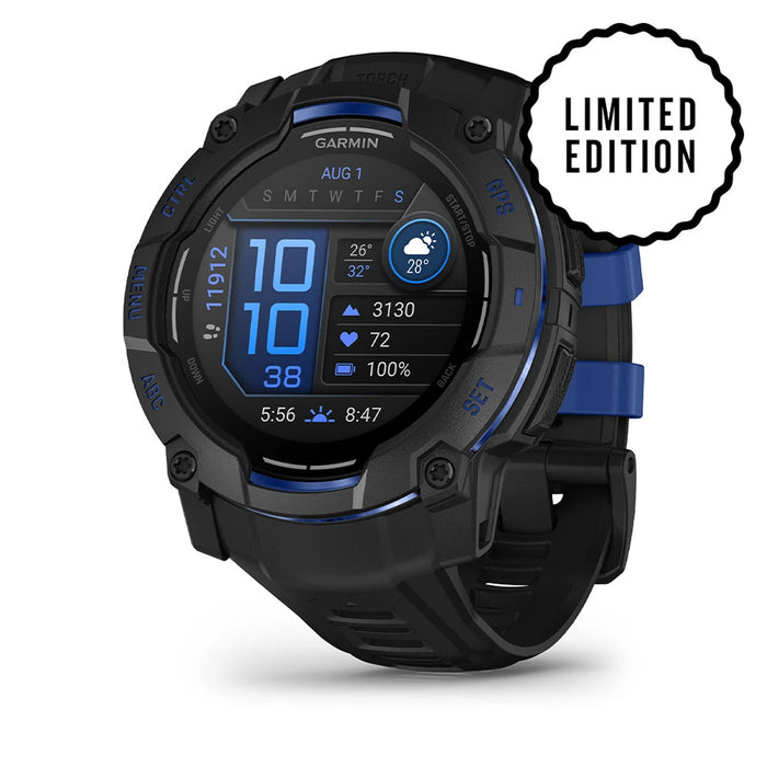 Garmin Instinct 3 50mm Amoled Black/Blue
