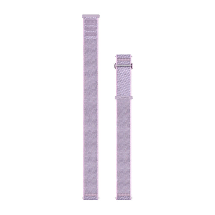 Garmin armband med snabbfäste 18 mm, Ljuslila/Rosa marängfärgat ComfortFit-tyg