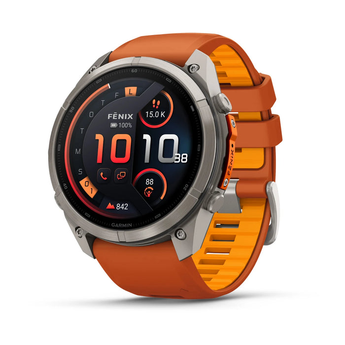 Garmin fēnix 9 Pro InReach - AMOLED 51 mm Sapphire Titanium