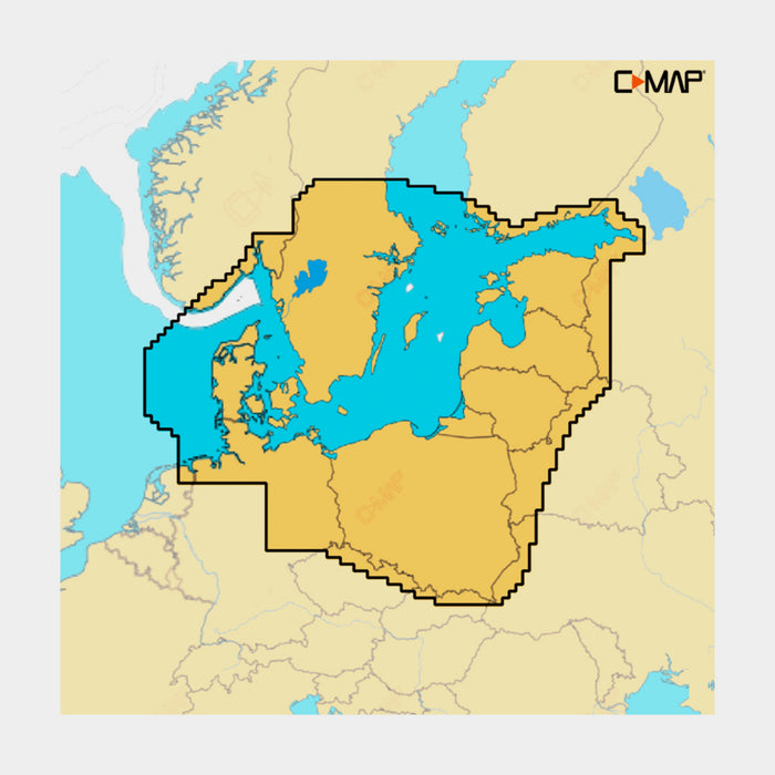 C-MAP DISCOVER X - Skagerrak, Kattegatt & Östersjön
