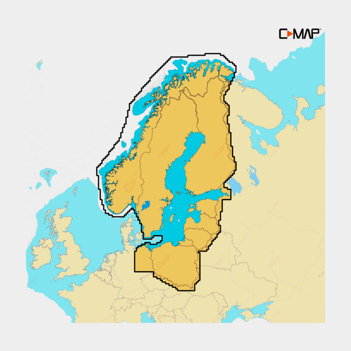 C-MAP DISCOVER X - Sverige, Finland, Norge & Östersjön