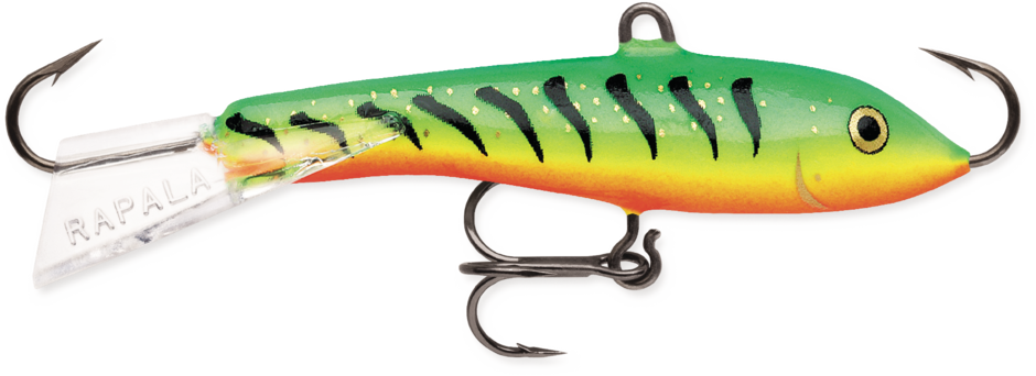 Rapala Jigging Rap 7 cm balansare för isfiske, färg Glow Tiger (GT)