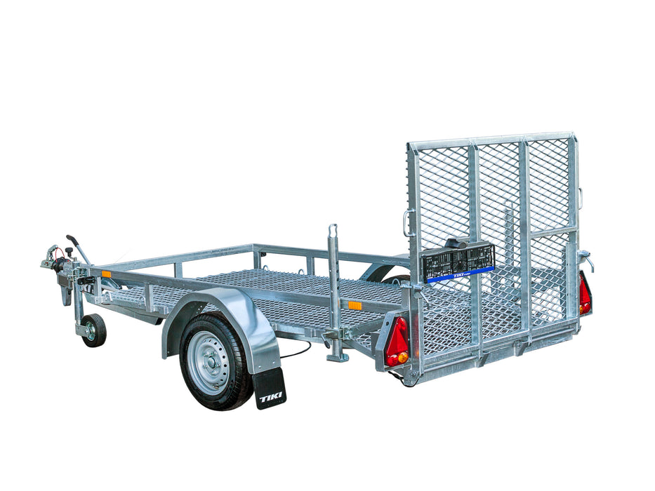 Tiki TP250-RB gallergolv Maskinsläp bromsad 1500kg
