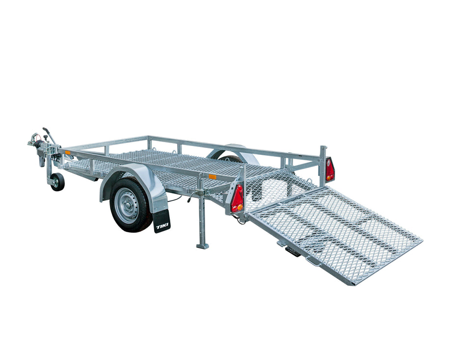 Tiki TP250-RB gallergolv Maskinsläp bromsad 1500kg